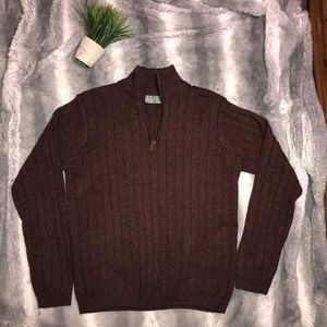 Oscar De La Renta Half-Zip Sweater